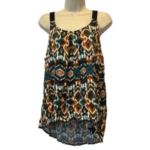 Matty M Women’s Patterned Stretch Blouse